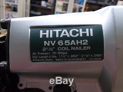 Hitachi NV 65AH2 2 1/2 Coil Nailer