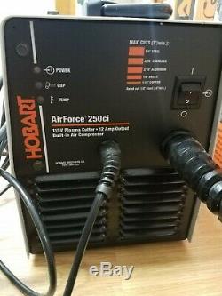 Hobart AirForce 250ci Plasma Cutter portable tool With Built In Air Compressor