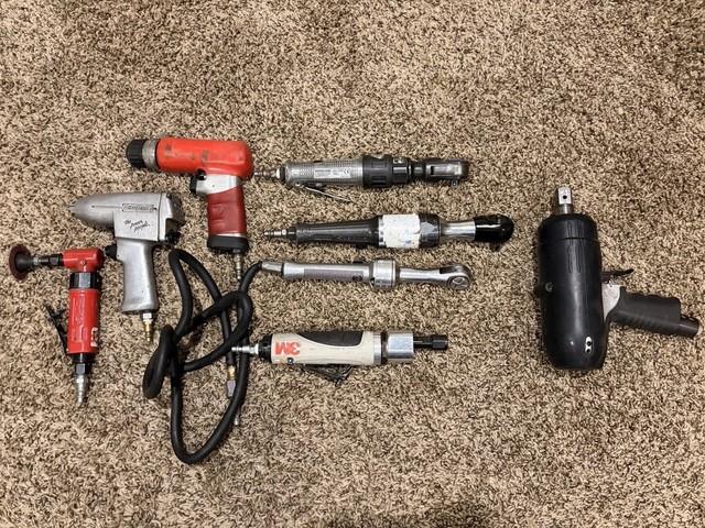 Huge Snap On Ingersoll Rand Viking Air Flexs Air Tools Lot