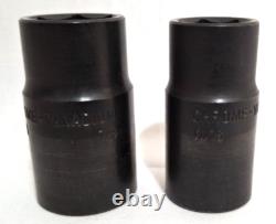 Impact Wrench Kit 1/2 Drive DC 12 Volts Car Lighter Plug In With Sockets And Case