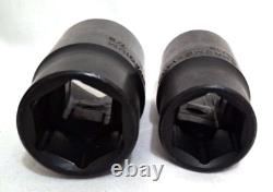 Impact Wrench Kit 1/2 Drive DC 12 Volts Car Lighter Plug In With Sockets And Case