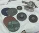 Ingersoll-rand 88v77p107 7 Pneumatic Grinder With 7 Backing And Sanding Pads