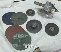 Ingersoll-Rand 88V77P107 7 Pneumatic Grinder With 7 Backing And Sanding Pads