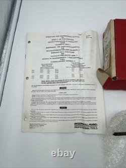 Ingersoll-Rand Air Screwdriver With Manual 5RALP1 Professional Tools 2000 RPM