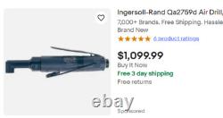 Ingersoll-Rand, Qa2759d, Air Drill, 1/4 In. 28, 2700rpm, Aircraft Tools