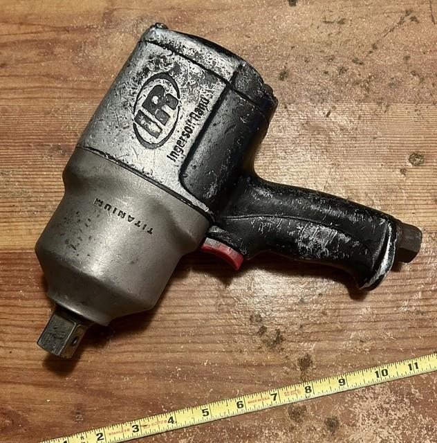 Ingersoll Rand Titanium 3/4 Air Tool Gun 5,200 Rmp Cleaned Oiled & Works