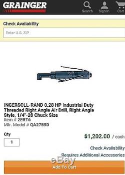Ingersoll rand angle drill 2700rpm QA2759D. Retail $1200 (dotco, sioux, aro)