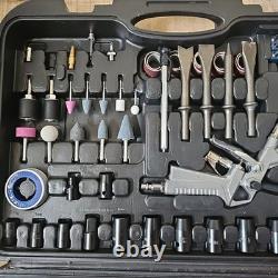 Ironton AIR Tool Accessory Kit Impact Wrench 3/8 Ratchet Die Grinder 85 Pcs Cas