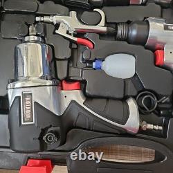 Ironton AIR Tool Accessory Kit Impact Wrench 3/8 Ratchet Die Grinder 85 Pcs Cas