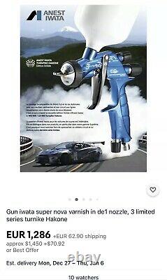 Iwata WS 400 Turnpike Hakone 1.3 HD Spray Gun