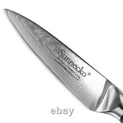 Kitchen Knife Set Chef Chopper Damascus Steel Meat Cleaver Cooking Cutlery Tool