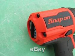 LIKE NEW SNAP ON PT850O ORANGE 1/2 DRIVE IMPACT AIR WRENCH GUN PT850 WithBOOT