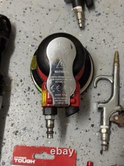 Large Bundle Of Air Power Tools And Accessories (drills, wrenches, etc)