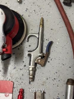 Large Bundle Of Air Power Tools And Accessories (drills, wrenches, etc)