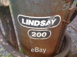 Lindsay Model 200 Sandblaster With Hose Nice Shape