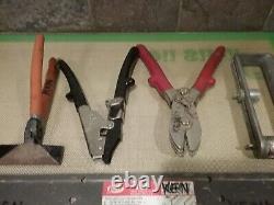 Lot Hvac Tools Malco -benders- Crimpers -panduit Tool- & New Yellow Jacket