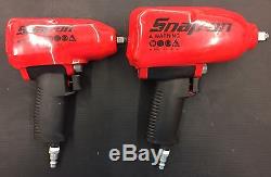 (Lot Of 2) Snap-on Pneumatic Impact Wrenches with protective covers