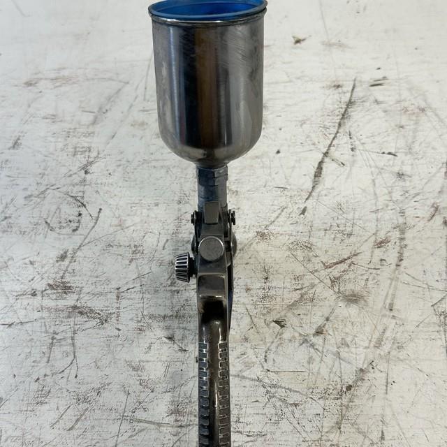 Lot Of 5 Hvlp Spray Guns 2 Stands Airace Sggh90 Atd Tools With 4 Metal Canister