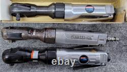 Lot Of 7 Craftsman Air Tools Impacts, Ratchets, Nail Gun And Cut-Off Tool