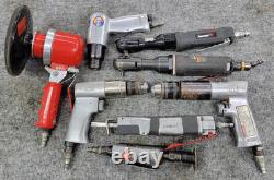 Lot Of 8 Air Tools Ratchet, Hammer Drill, Sander, Reciprocating Saw Lot Of 8 Air Tools Ratchet, Hammer Drill, Sander, Reciprocating Saw