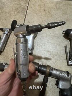 Lot Of 9 Vintage Air Tools Chicago Pneumatic Blue Point Husky