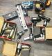 Lot Of 16 Tools Ingersoll Rand Air Tools Pneumatic Driver Drill Makita Dewalt