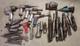 Lot Of 22 Pneumatic Air Power Tools For Parts Or Repair Impact Drill Grinder