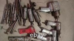 Lot of 22 Pneumatic Air Power Tools For Parts or Repair Impact Drill Grinder