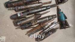 Lot of 22 Pneumatic Air Power Tools For Parts or Repair Impact Drill Grinder