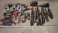 Lot of 22 Pneumatic Air Power Tools For Parts or Repair Impact Drill Grinder
