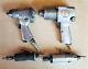 Lot Of 4 Central Pneumatic, Astro Pneumatic Impact Wrenches, Air Guns 1/2, 3/8