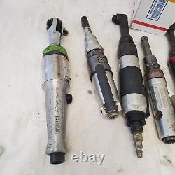 Lot of 5 Broken Pneumatic Drill, Angle Drill, Nutrunner & Rachets Air Tools #7