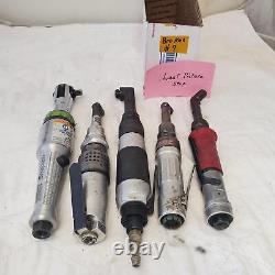 Lot of 5 Broken Pneumatic Drill, Angle Drill, Nutrunner & Rachets Air Tools #7