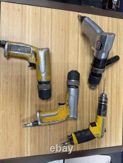 Lot of Four Pneumatic Drill Aircraft Tools for USE Read Description