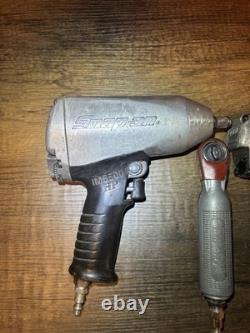 Lot of Snap On air tools-1/2 impact, 3/8 impact, 1/4 ratchet