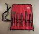 Mac Tools Air Hammer 5 Piece Chisel Bit Set Withred Pouch Ahbk5p Clean