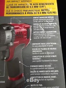 MAC TOOLS HIGH PERFORMANCE 3/8 DRIVE AIR IMPACT WRENCH MPF990381 in box w manual