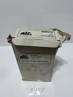 MAC Tools AHR274 1/4 Heavy Duty Air Hydraulic Riveter with Original Box / Docs