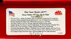 MAC Tools AR777 3/8 Drive Heavy Duty Air Ratchet Pneumatic Socket Wrench With Case