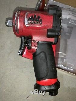 Mac Tools 1/2 Drive Mini Air Impact Wrench / Gun Awp050m