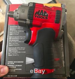 Mac Tools 1/2 impact BNIB never used with removable led headlights Air Impact 70