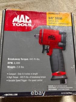 Mac Tools 3/8 Drive AWP038M Mini Air Impact Wrench Factory Refurbished