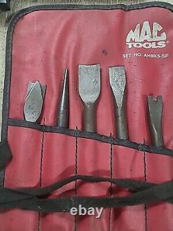 Mac Tools AH750B Long Barrel Air Hammer & AHBK5-SP PUNCH Chisel Tool Set