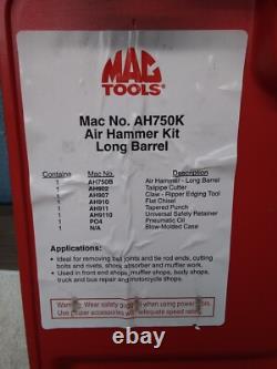 Mac Tools Air Hammer Kit Long Barrel AH750K WithBits