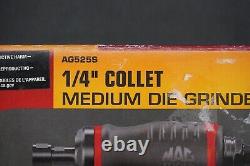 Mac Tools Die Grinder 1/4 Collet Air Premium Straight Air Die Grinder AG525S