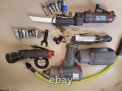 Mac Tools Geared Air Saw Ingersoll Ratchet Impact Fittings (LOT)