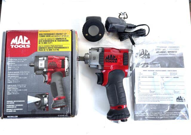 Mac Tools Mpf990501c Compact High Performance 1/2 Air Impact Wrench