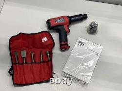 Mac Tools MPH1911K Long Barrel Air Hammer& 5-Piece Chisel Kit 2400BPM- pre-owned