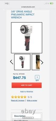 Matco 3/8 Air Impact Right Angle