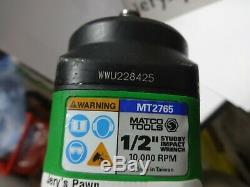 Matco Green Stubby Air Impact Wrench 1/2 Drive MT2765